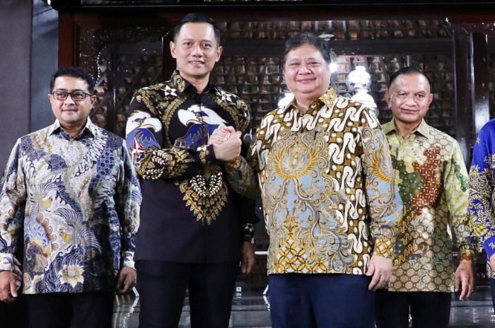 Terima Ketum Partai Golkar di Cikeas, AHY : Kita Butuh Kerja Sama Antar Kekuatan Politik Untuk Bangun Bangsa