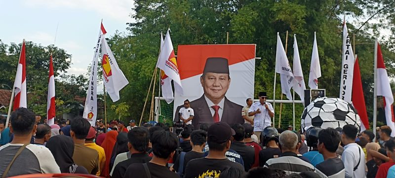 Ribuan Massa Hadiri Pembukaan Prabowo Cup Ponorogo