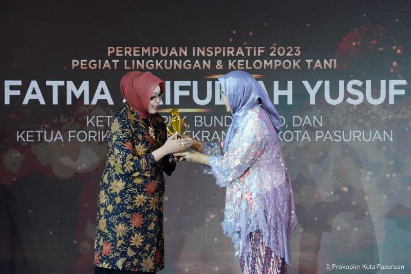 Bunda PAUD Kota Pasuruan Raih Penghargaan Perempuan Inspiratif 2023 