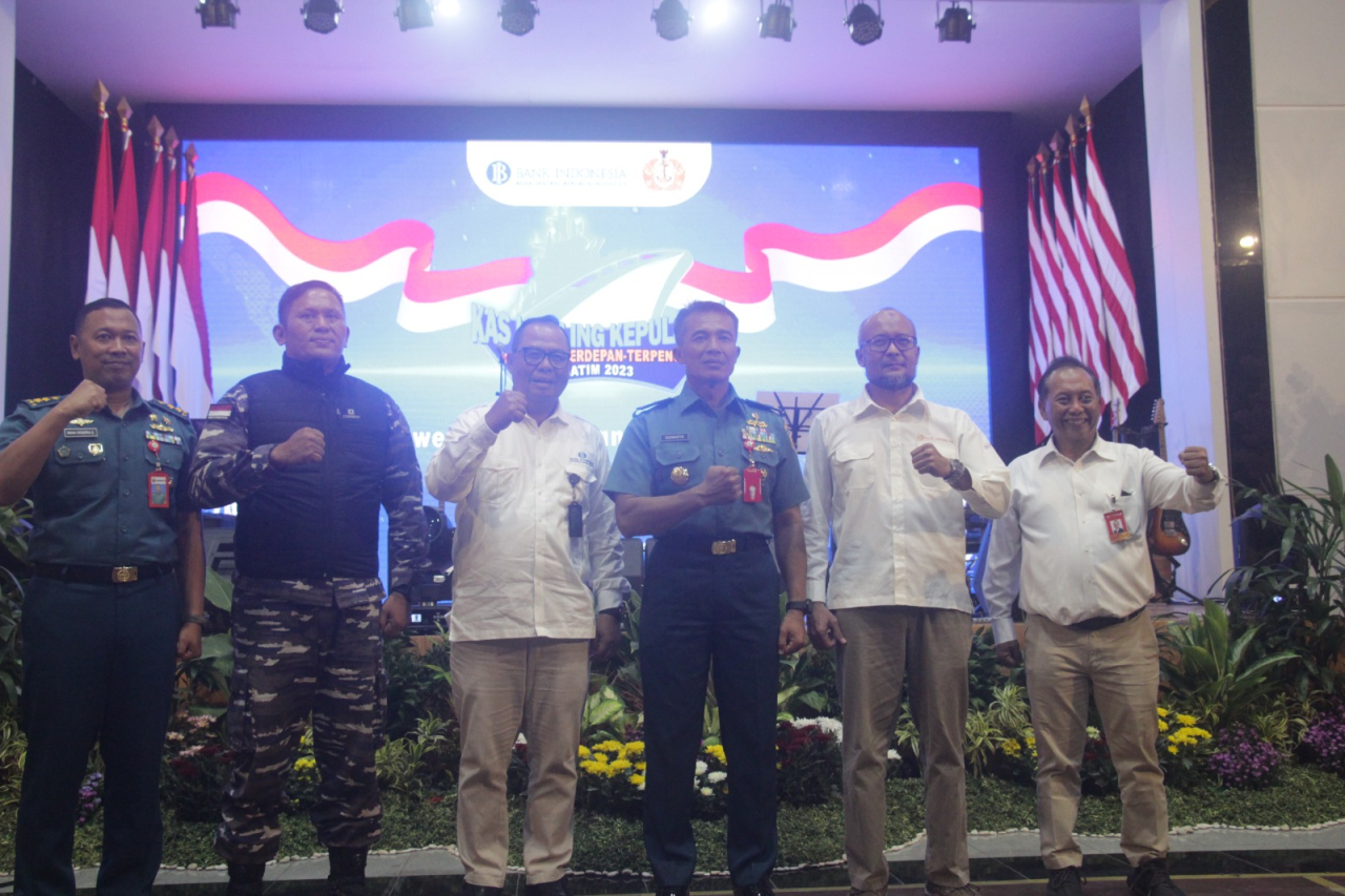 Gunakan KRI Surabaya-59, BI Jatim Bersama Koarmada II Lepas Kas Keliling di Kepulauan 3T