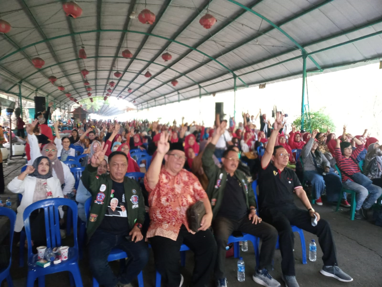 Siti Atiqoh istri Ganjar populer dikalangan emak-emak Surabaya