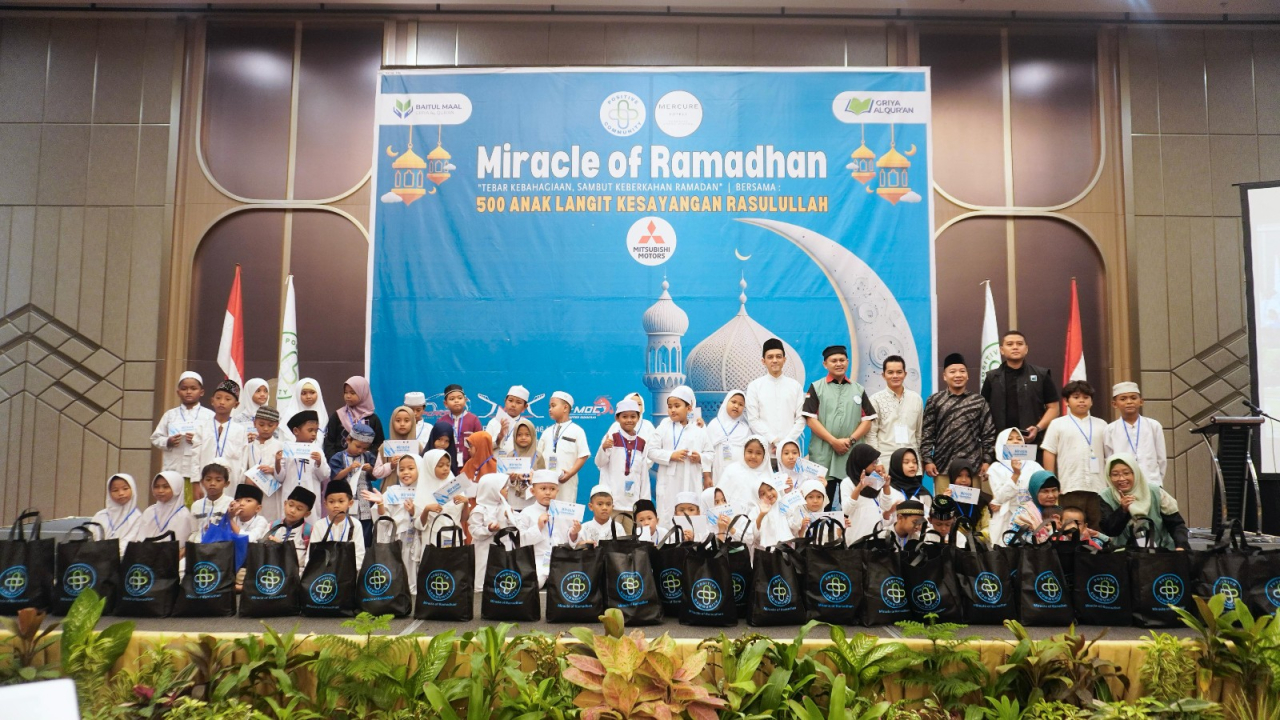Miracle of Ramadhan” – Berbagi Kebahagiaan bersama 500 Anak Yatim Piatu