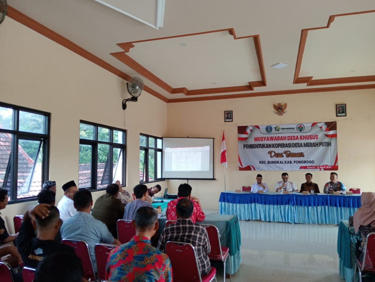 Koperasi Desa Merah Putih Bancar Resmi Dibentuk Siap Bangun Desa, Bangun Indonesia