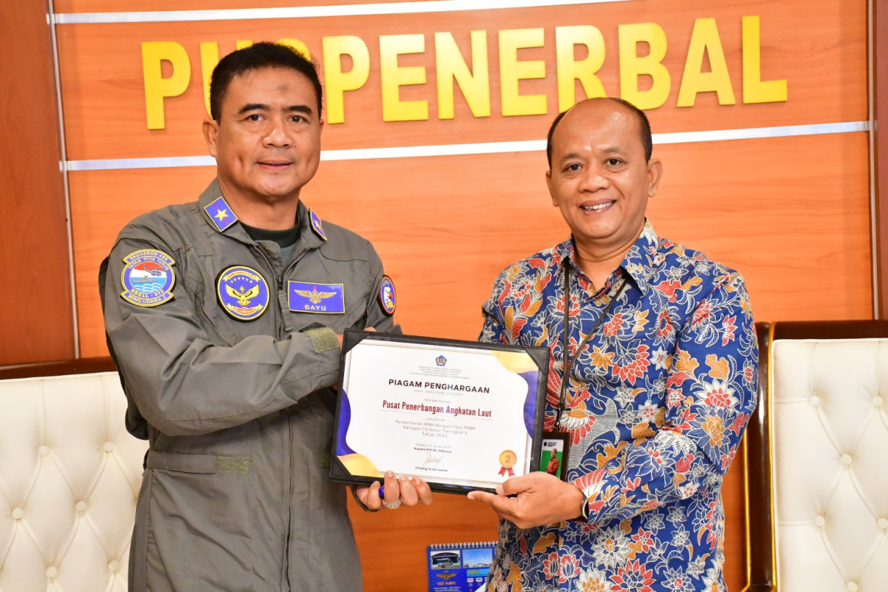 Puspenerbal Raih Penghargaan KPKNL untuk Pemanfaatan BMN Terbaik