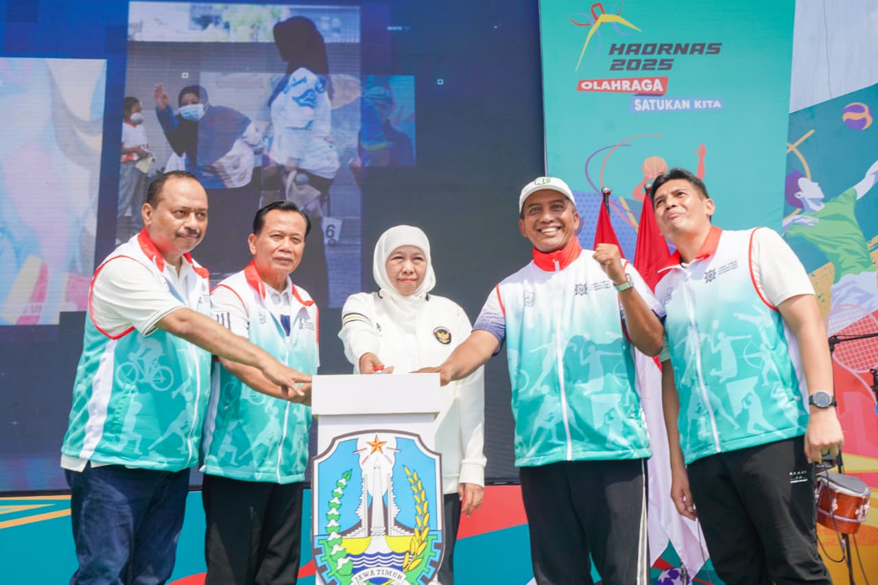 Jatim Sportiv Festival Pecahkan Rekor MURI, Gubernur Khofifah Ajak Tingkatkan Prestasi Olahraga