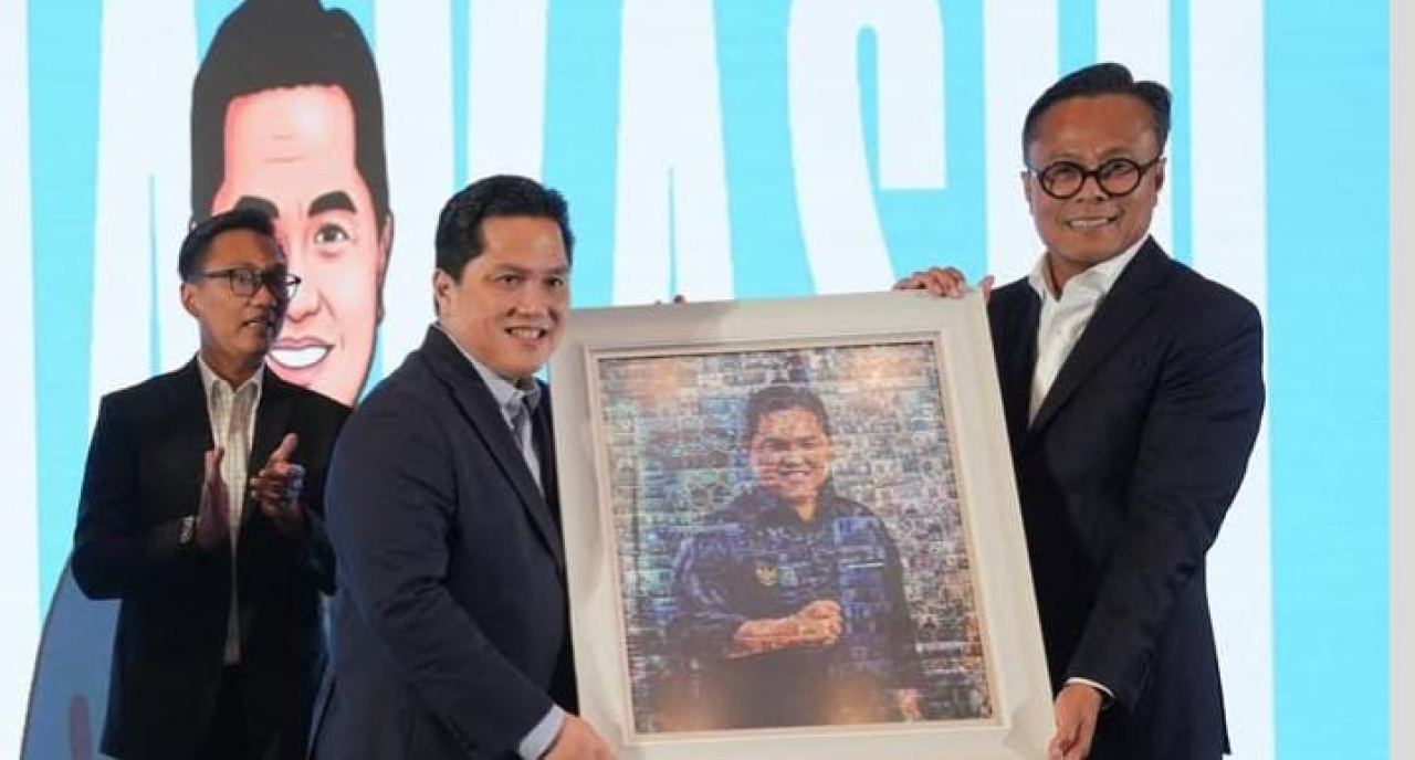 Resmi jadi Menpora, Erick Thohir Berpisah dengan Jajaran dan Staff Kementerian BUMN