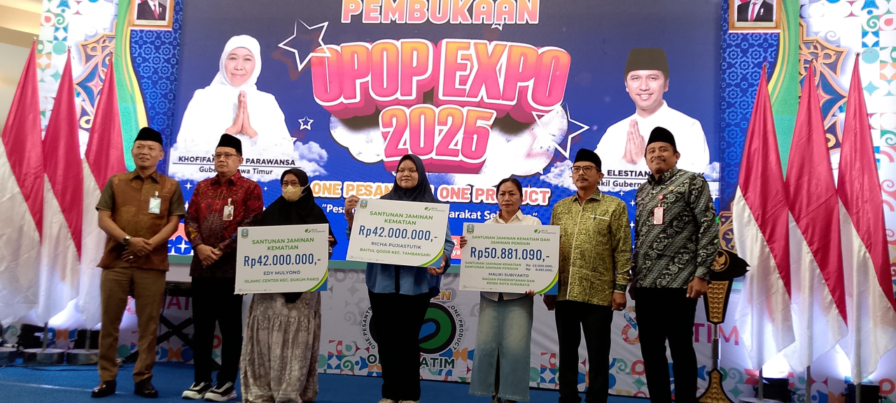 OPOP Expo 2025 Jatim Resmi Dibuka, Sekdaprov Jatim Dorong Pesantren Kembangkan Ekonomi Mandiri