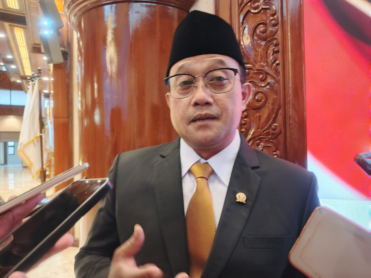 Wakil Ketua DPRD Jatim Blegur Prijanggono saat ditemui awak media di DPRD Jatim, Surabaya. (Foto: Istimewa)