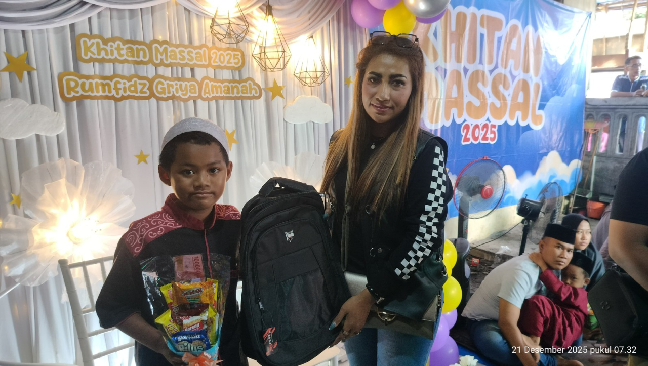 Venom Komunitas Konsisten Dukung Khitan Massal untuk Anak Yatim dan Duafa