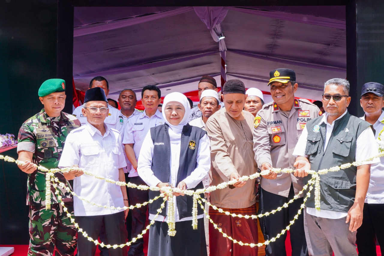 PERMATA JATIM Diresmikan di Bendomungal, Gubernur Khofifah Ajak Warga Jaga Lingkungan Sehat