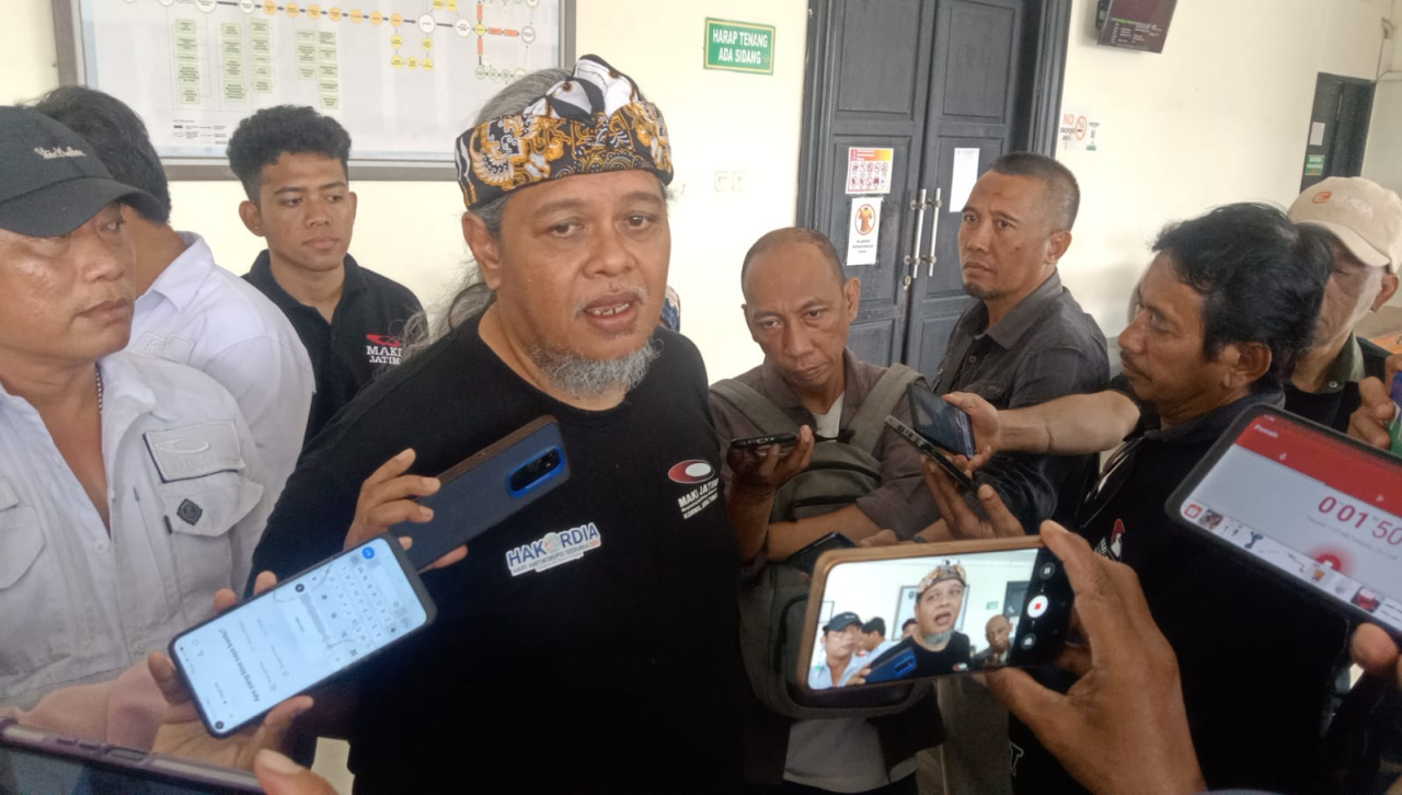 Koordinator Wilayah Masyarakat Anti Korupsi Indonesia (MAKI) Jawa Timur Heru Satriyo, saat ditemui di Pengadilan Tipikor Juanda, Surabaya. (Foto: Istimewa)