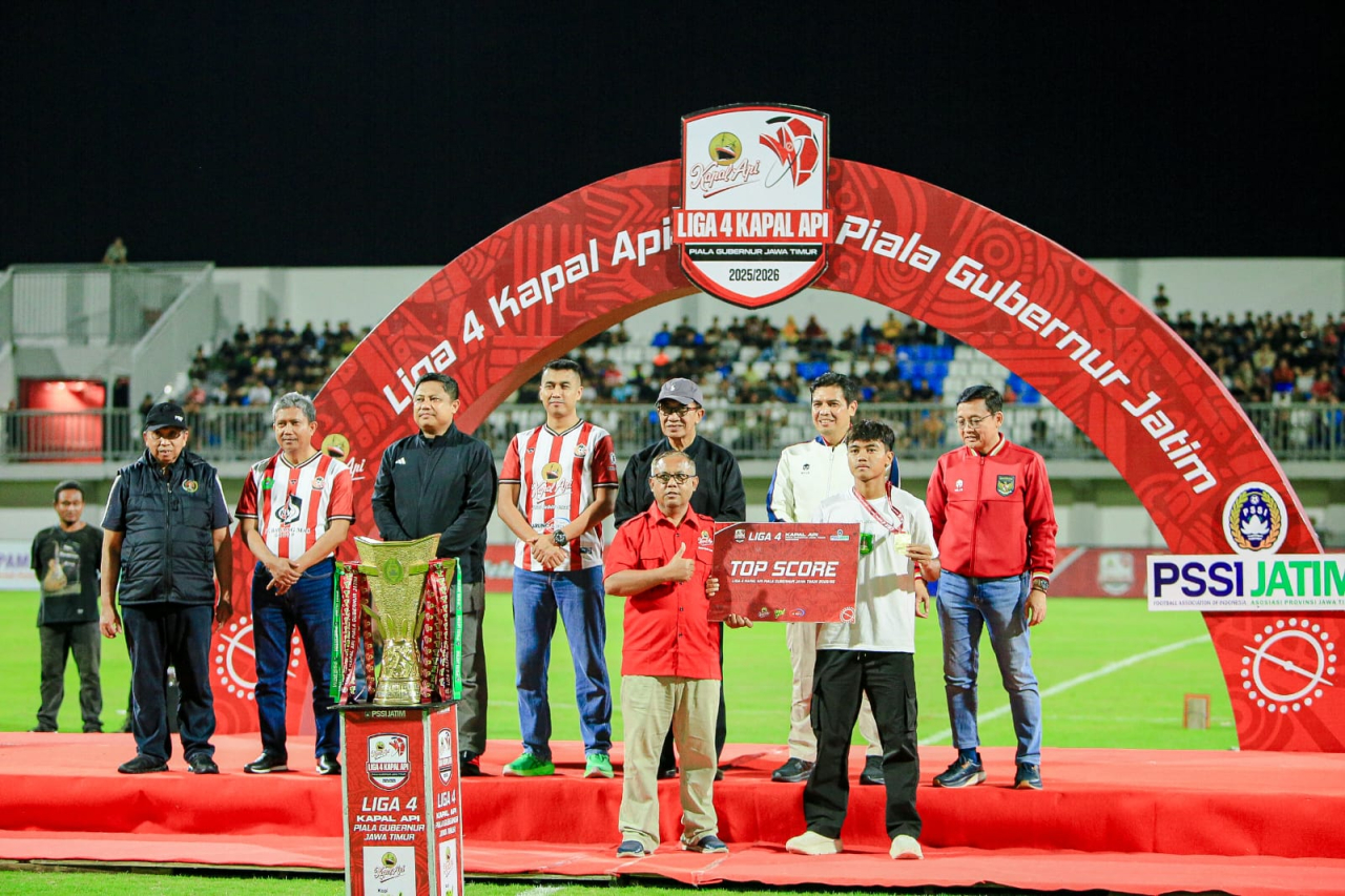 Persepam Pamekasan memastikan diri menjadi juara Liga 4 Kapal Api PSSI Jawa Timur musim 2025/2026