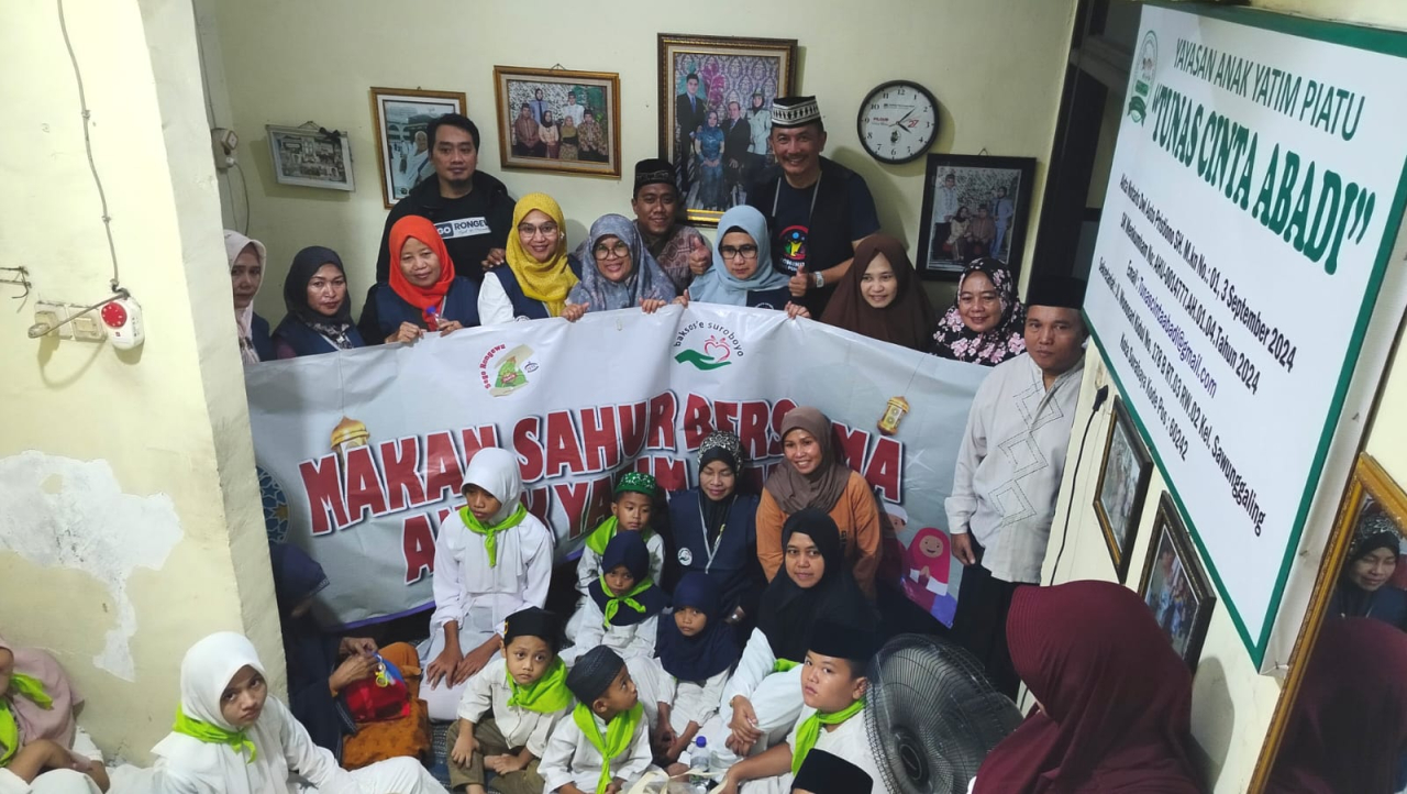 Baksos'e Suroboyo Sahur Bersama Anak Yatim, Wujudkan Kebaikan Ramadhan