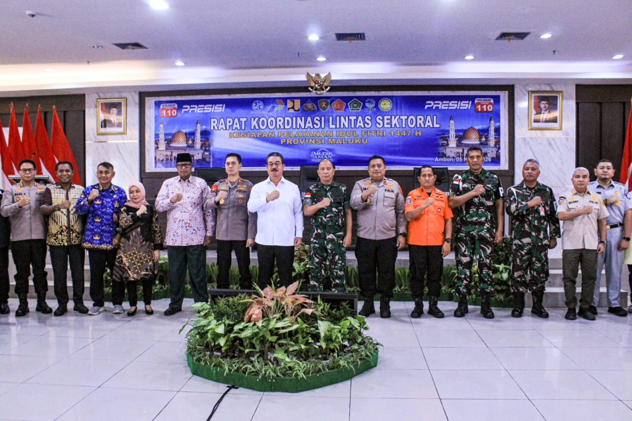 Danpomal Kodaeral lX Hadiri Rapat Koordinasi Lintas Sektoral Operasi Ketupat Salawaku 2026