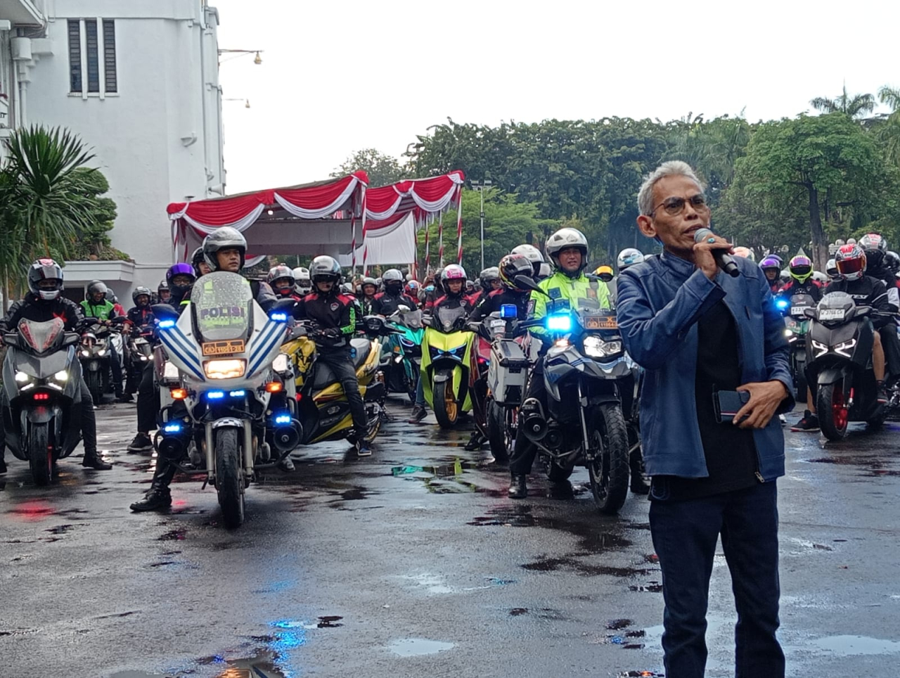 Peringati HJKS, IMI Surabaya Ajak Bikers Tertib Berlalu Lintas Lewat Sunmori