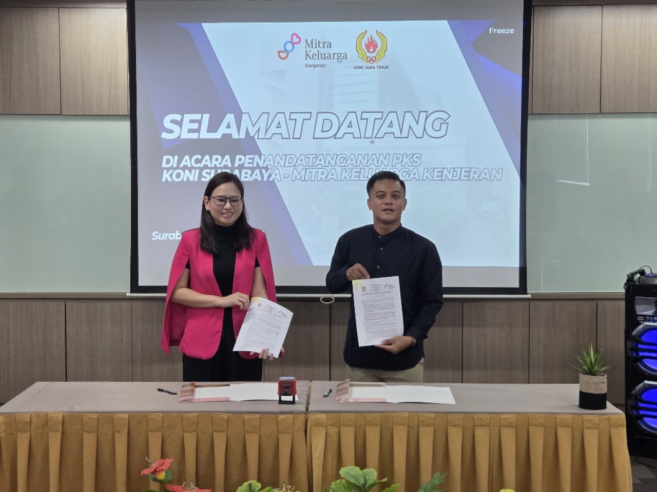 KONI Surabaya - RS Mitra Keluarga Teken MoU Jelang Porprov Jatim 2027