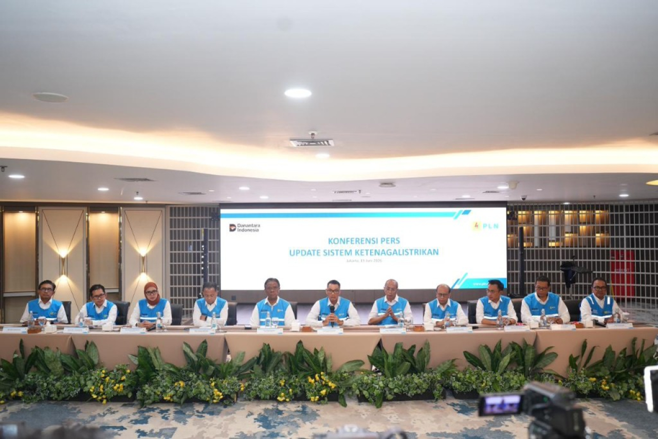 konferensi pers pln darmawan danantara 19 juni 2026