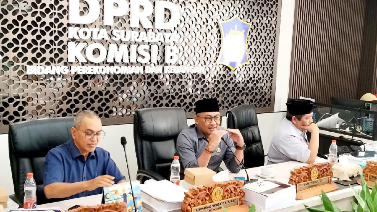 Komisi B Soroti Kehilangan Air PAM Surya Sembada dan Tekanan Air Surabaya Utara