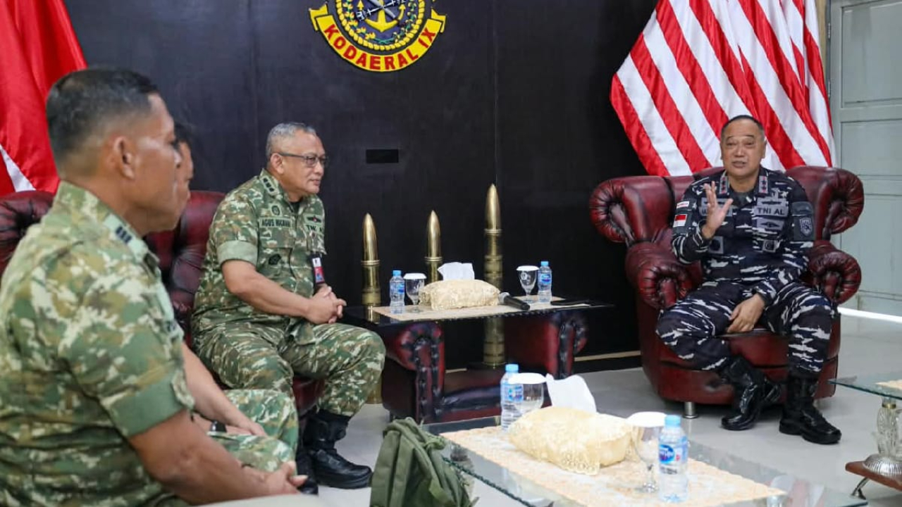 Kodaeral IX Perkuat Akuntabilitas BMN, Terima Kunjungan Tim Itjen Kemhan RI