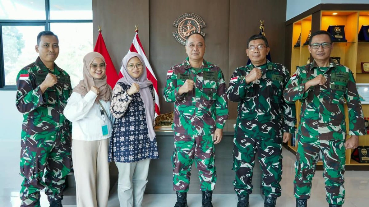 Kodaeral IX dan PAPDI Maluku dalam audiensi persiapan bakti sosial kesehatan