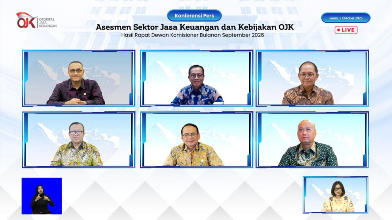 OJK menilai stabilitas sektor jasa keuangan tetap terjaga di tengah tekanan ekonomi global