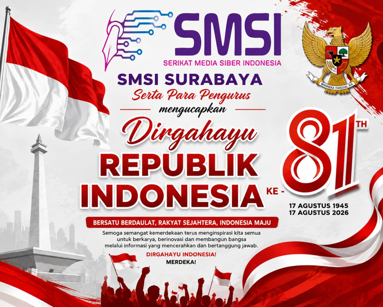 HUT ke-81 Kemerdekaan RI.